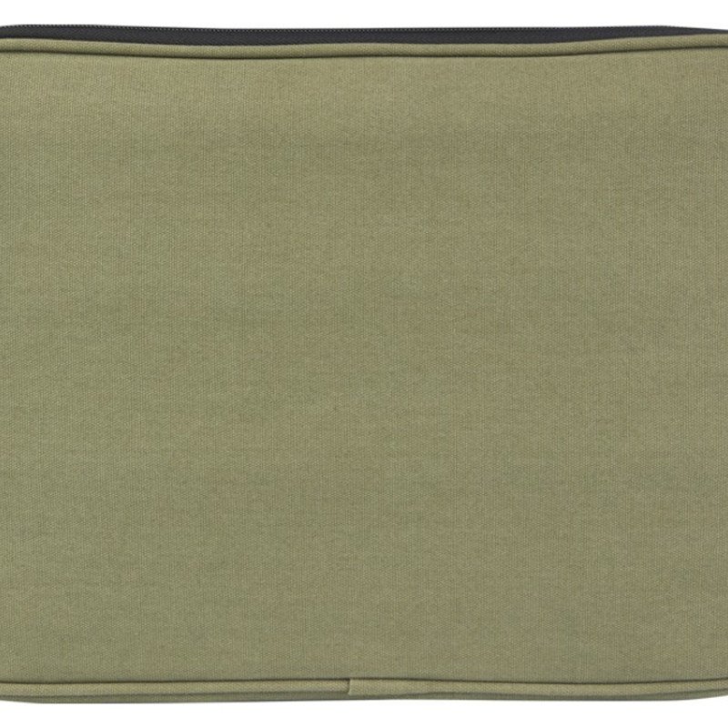 Чехол для 14-дюймового ноутбука Joey объемом 2 л из брезента, переработанного по стандарту GRS, оливковый