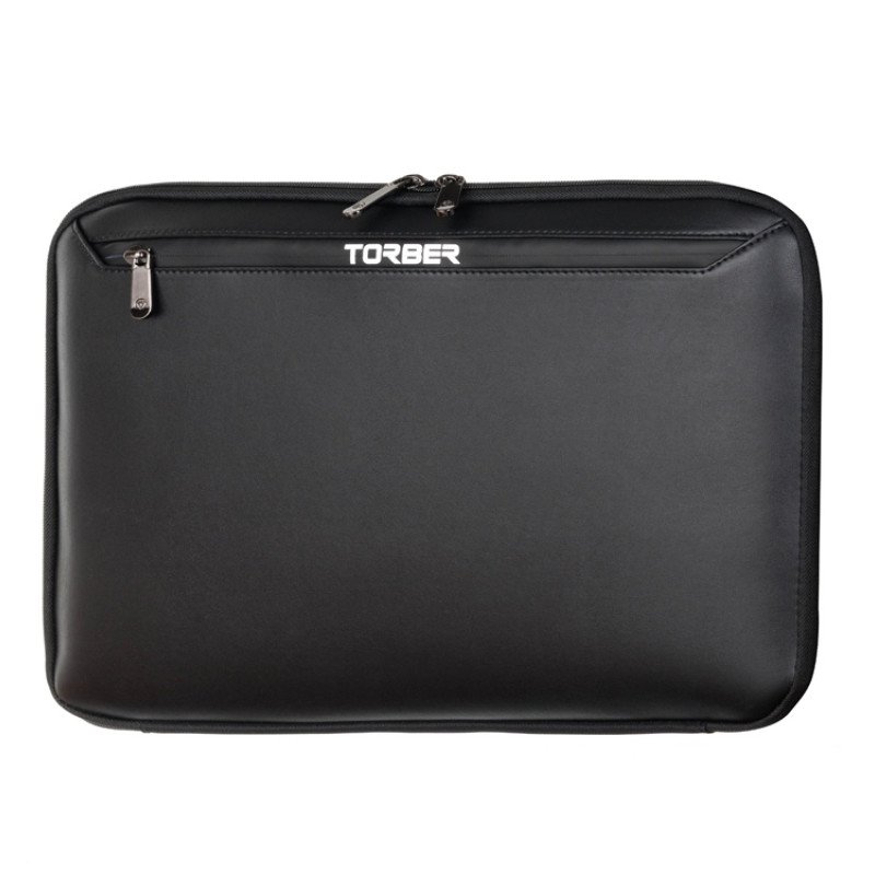 Чехол для планшета TORBER ВОЯЖ 15.6'', чёрный, нейлон/микрофибра, 42 х 2 х 28,5 см, 2,4л