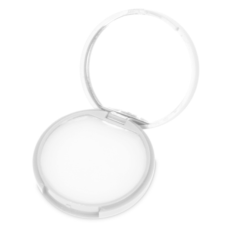 Бальзам для губ в футляре с зеркалом "Jolly", белый Бальзам для губ в футляре с зеркалом "Jolly", белый