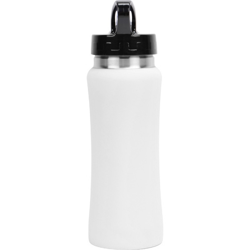 Бутылка спортивная "Коста-Рика" 600мл, белый (P)