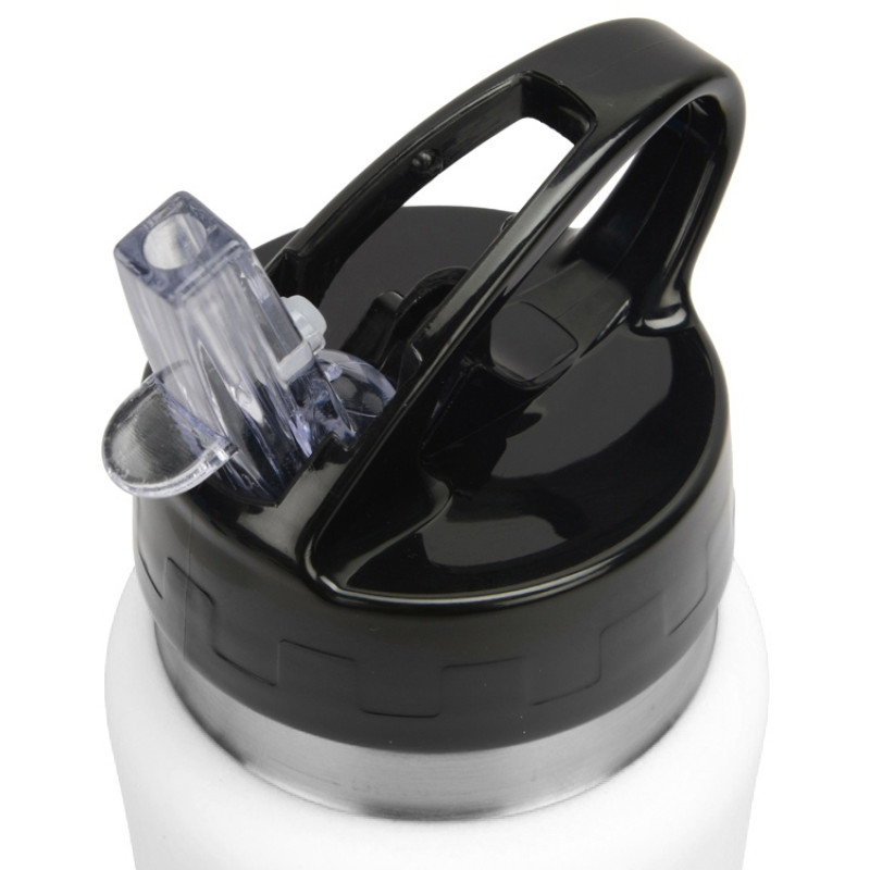 Бутылка спортивная "Коста-Рика" 600мл, белый (P)