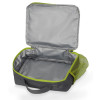 Изотермическая сумка-холодильник "Breeze" для ланч-бокса, серый/зел яблоко