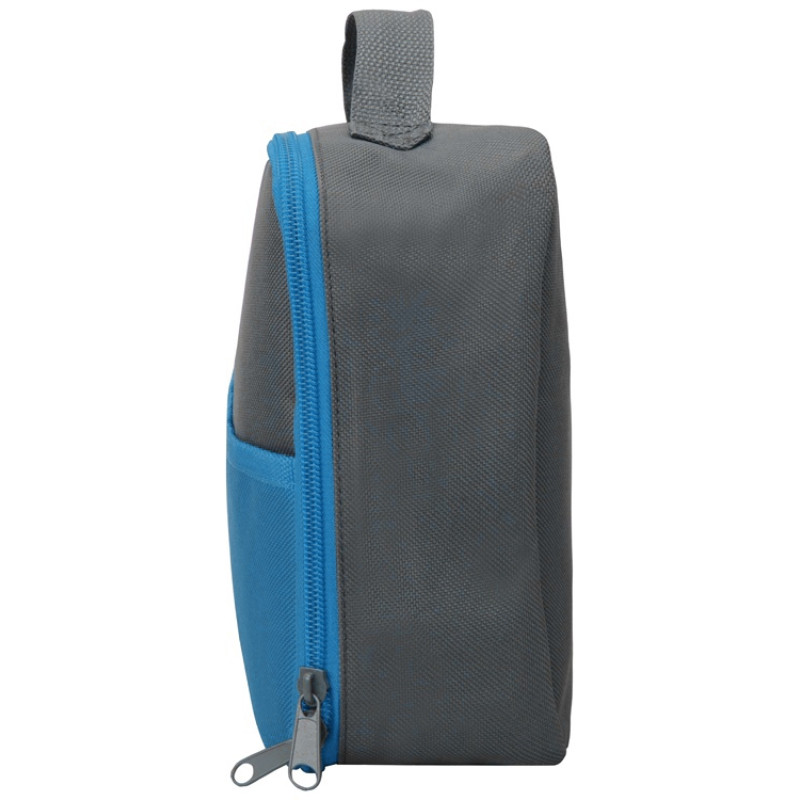 Изотермическая сумка-холодильник "Breeze" для ланч-бокса, серый/голубой