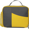 Изотермическая сумка-холодильник "Breeze" для ланч-бокса, серый/желтый