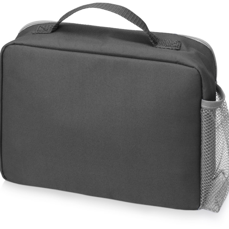 Изотермическая сумка-холодильник "Breeze" для ланч-бокса, серый/серый