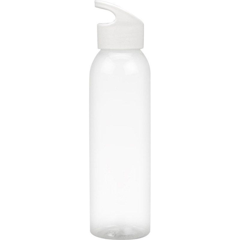 Бутылка для воды "Plain" 630 мл, прозрачный/белый