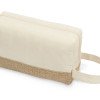 Косметичка "Jute" с ручкой из хлопка и джута, натуральный