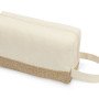 Косметичка "Jute" с ручкой из хлопка и джута, натуральный