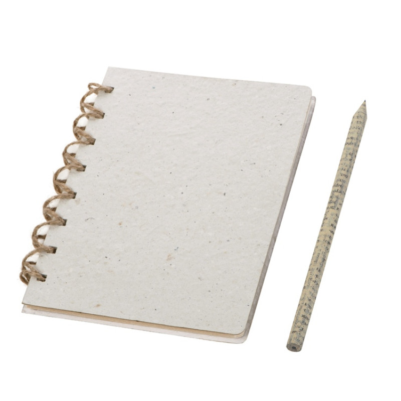 Живой блокнот с семенами цветов, А6, белый