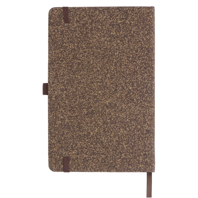 Блокнот из кофейных зерен А5 "Coffee notes", твердая обложка, 80 листов 70 гр/м2 белой бумаги, кофейный