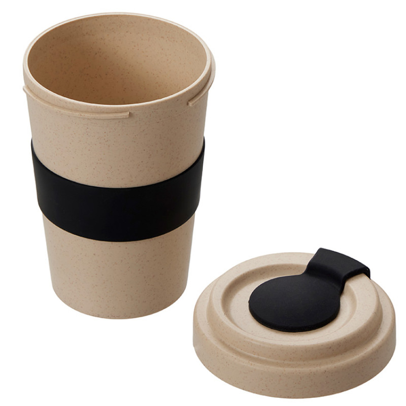 Стакан из пшеничного волокна «Flava», черный