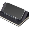 Набор блокнот А5 с магнитным держателем для ручки и подставкой для телефона и металлической шариковой ручкой "NotaBene", черный