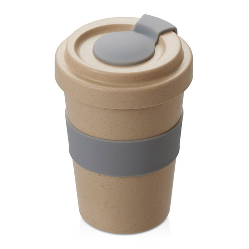 Стакан из пшеничного волокна «Flava», серый