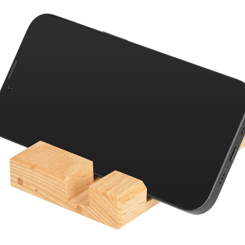 Подставка для телефона и планшета деревянная из массива бука №2 "флагман"