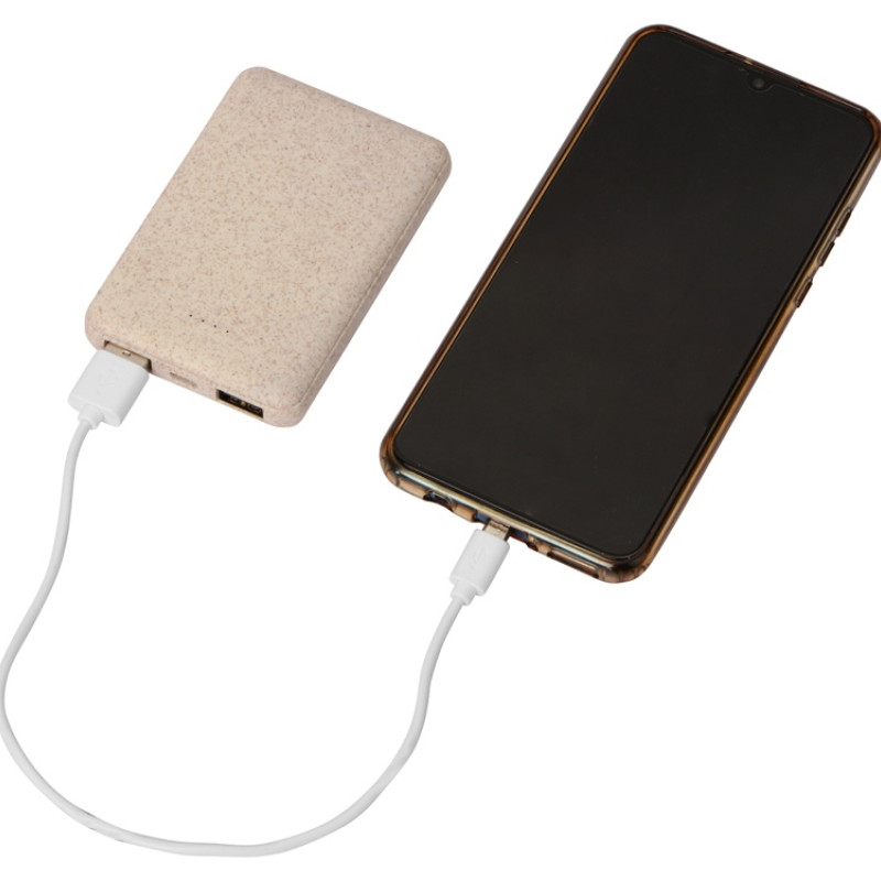 Портативное зарядное устройство "Wheatty", 5000 mAh