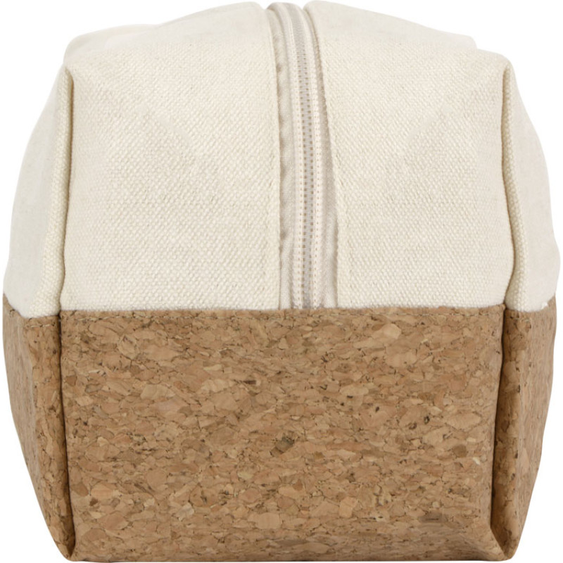 Несессер Corky хлопковый с пробковой вставкой, натуральный
