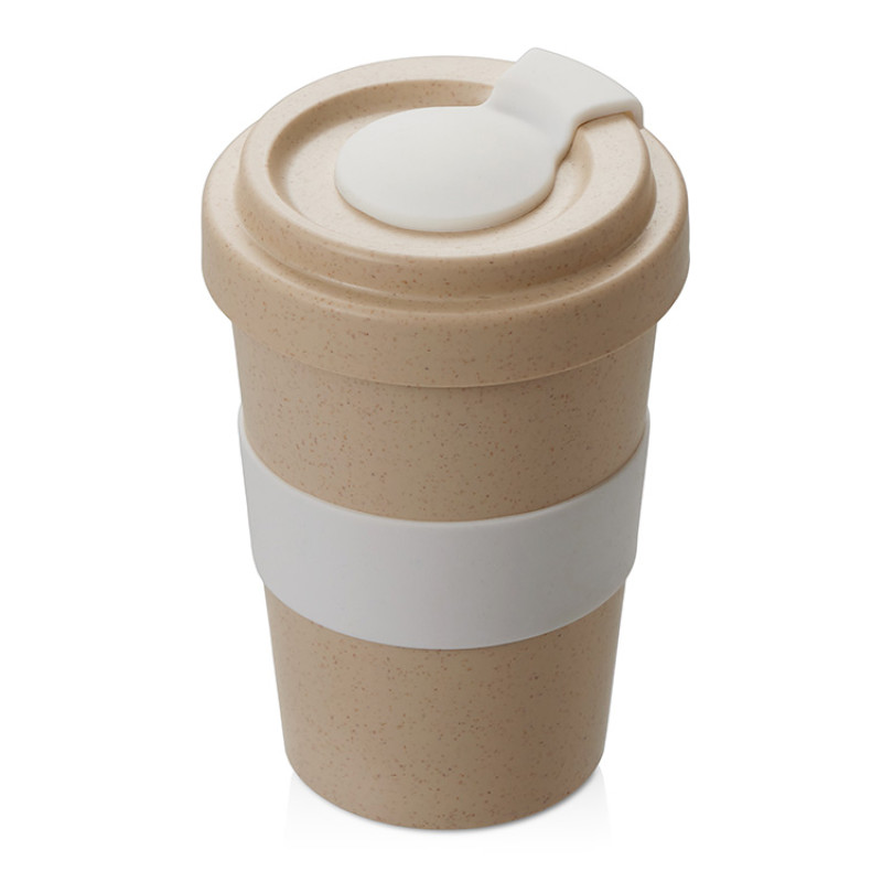 Стакан из пшеничного волокна «Flava», белый