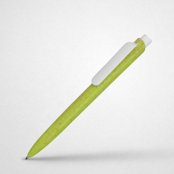 Ручка шариковая "ECO W", зеленое яблоко