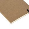 Блокнот "Sevilia Soft", гибкая обложка из крафта A5, 80 листов, крафтовый/черный Блокнот "Sevilia Soft", гибкая обложка из крафта A5, 80 листов, крафтовый/черный