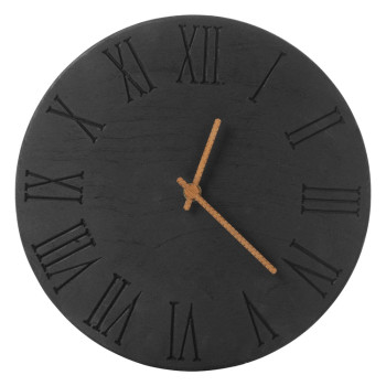 Часы деревянные "Magnus", 28 см, черный