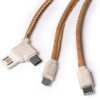 Зарядный кабель 5-в-1 "Sevek", натуральный
