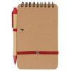 Набор канцелярский с блокнотом и ручкой "Masai", 70 л. нелинованных, красный