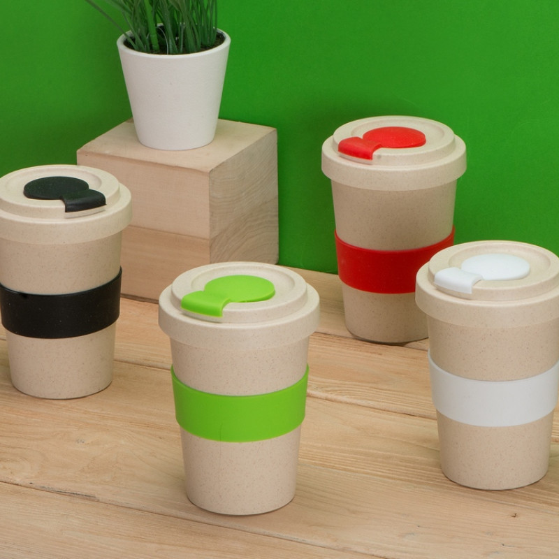 Стакан из пшеничного волокна «Flava», красный