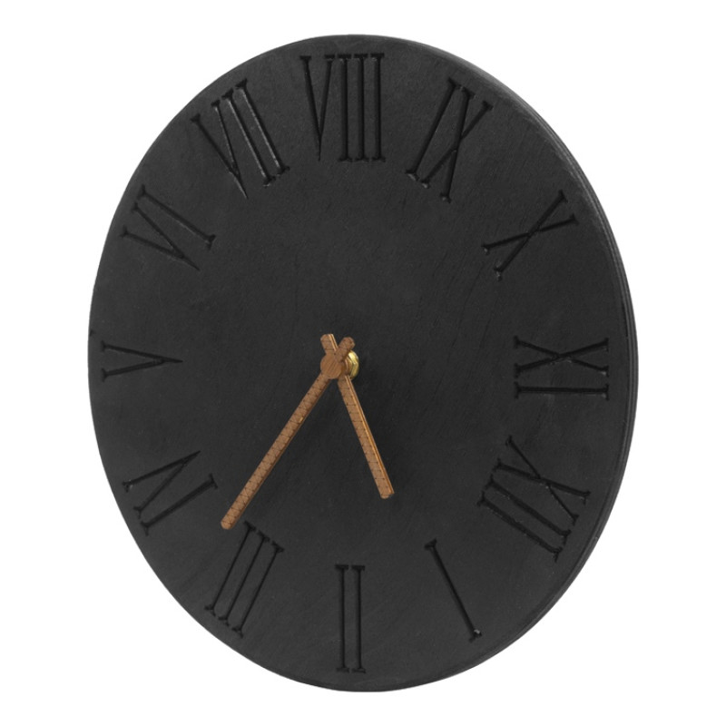 Часы деревянные "Magnus", 28 см, черный