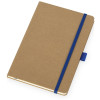 Блокнот "Sevilia Hard", твердая обложка из крафта A5, 80 листов, крафтовый/синий