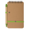 Набор канцелярский с блокнотом и ручкой "Masai", 70 л. нелинованных, зеленое яблоко