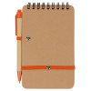 Набор канцелярский с блокнотом и ручкой "Masai", 70 л. нелинованных, оранжевый