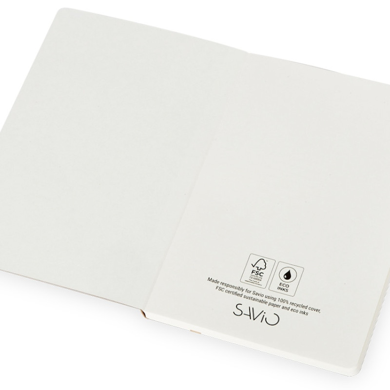 Блокнот "Sevilia Soft", гибкая обложка из крафта A5, 80 листов, крафтовый/бежевый