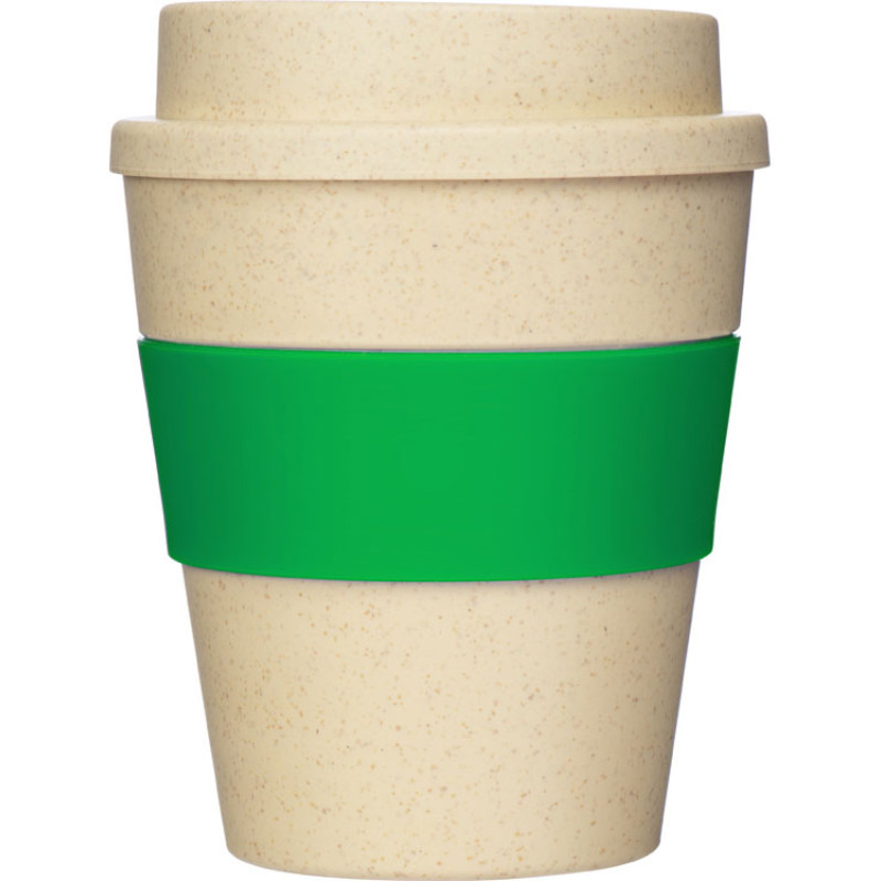 Стакан из пшеничной соломы Madrid 350 мл, зеленый