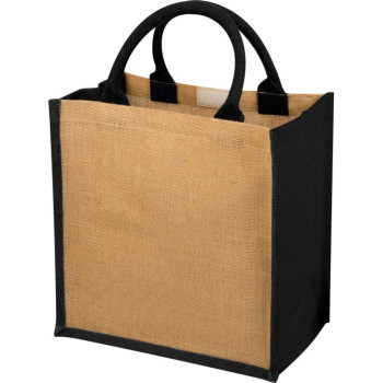 Сумка подарочная "Hindy", натуральный/черный