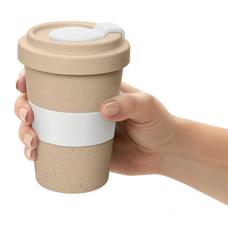 Стакан из пшеничного волокна «Flava», белый