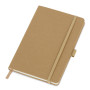 Блокнот "Sevilia Hard", твердая обложка из крафта A5, 80 листов, крафтовый/бежевый