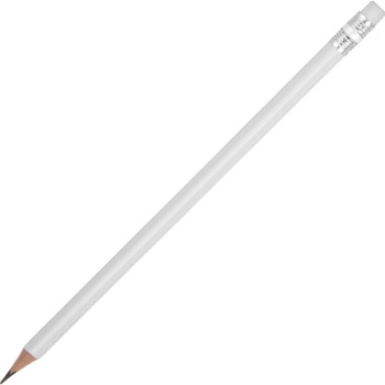 Карандаш чернографитовый трехгранный Графит 3D, белый