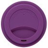 Стакан с силиконовой крышкой "Cafe", фиолетовый