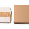 Набор блокнот с ручкой из пробки и хлопка "Beret", natural