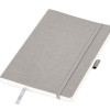 Блокнот из моющегося крафта и каменной бумаги А5 "Fleekstone", гибкая обложка, серый (Р)