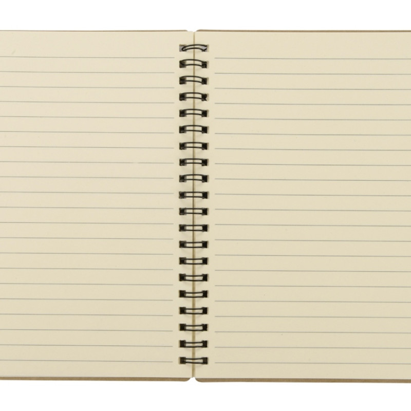 Блокнот "Дейзи" с ручкой, крафт/черный