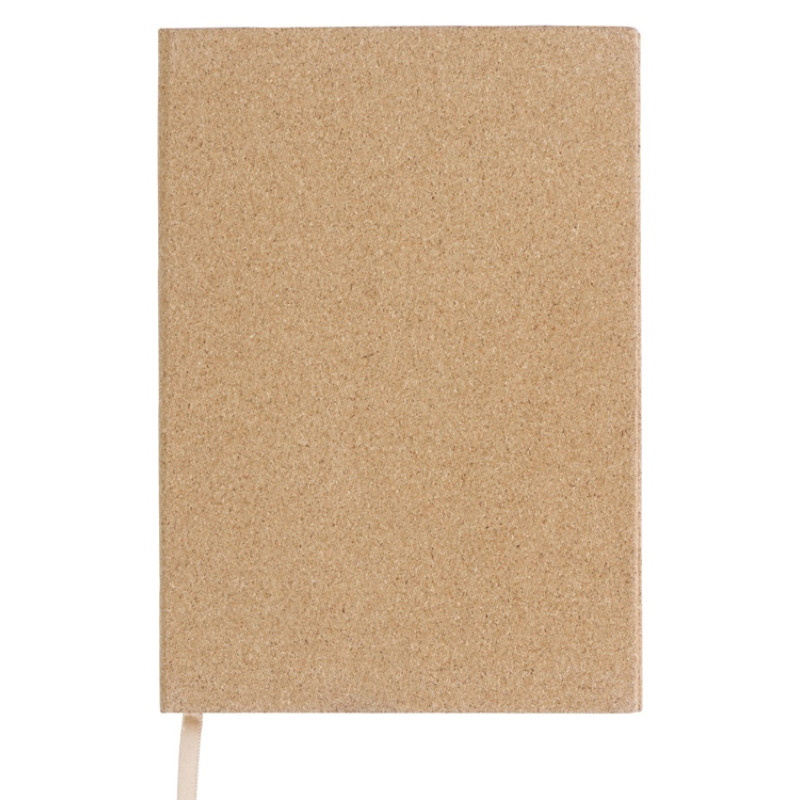 Блокнот из пробки А5 "Passiflora", твердая обложка, 80 листов 80 гр/м2 переработанной белой бумаги,