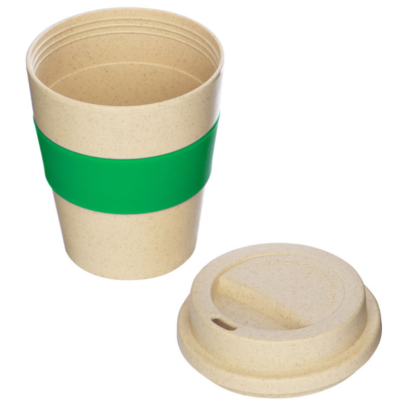 Стакан из пшеничной соломы Madrid 350 мл, зеленый