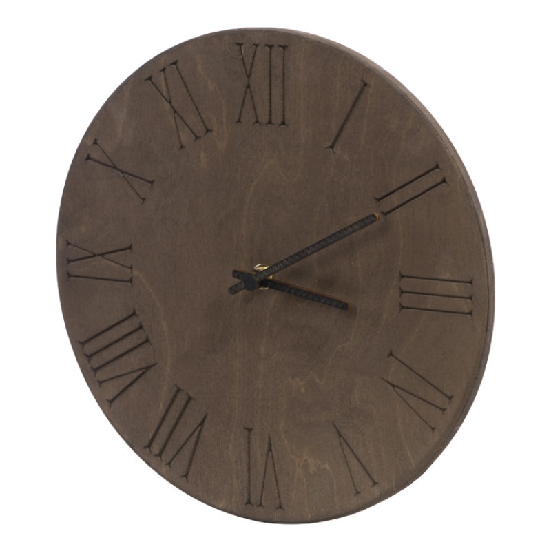 Часы деревянные "Magnus", 28 см, шоколадный