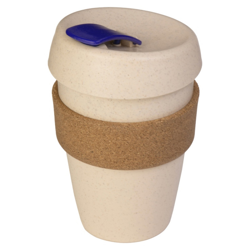 Стакан из пшеничного волокна с двойными стенками "Pino", синий