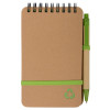 Набор канцелярский с блокнотом и ручкой "Masai", 70 л. нелинованных, зеленое яблоко