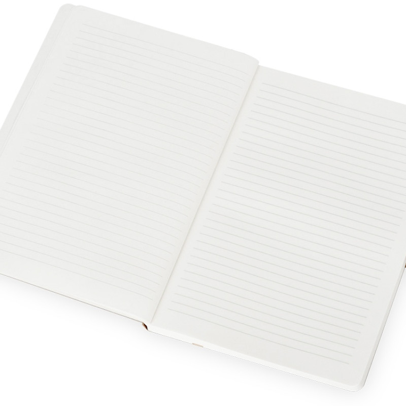 Блокнот "Sevilia Soft", гибкая обложка из крафта A5, 80 листов, крафтовый/бежевый