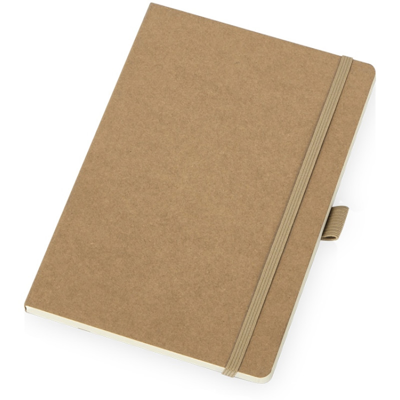 Блокнот "Sevilia Soft", гибкая обложка из крафта A5, 80 листов, крафтовый/бежевый