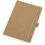 Блокнот "Sevilia Soft", гибкая обложка из крафта A5, 80 листов, крафтовый/бежевый