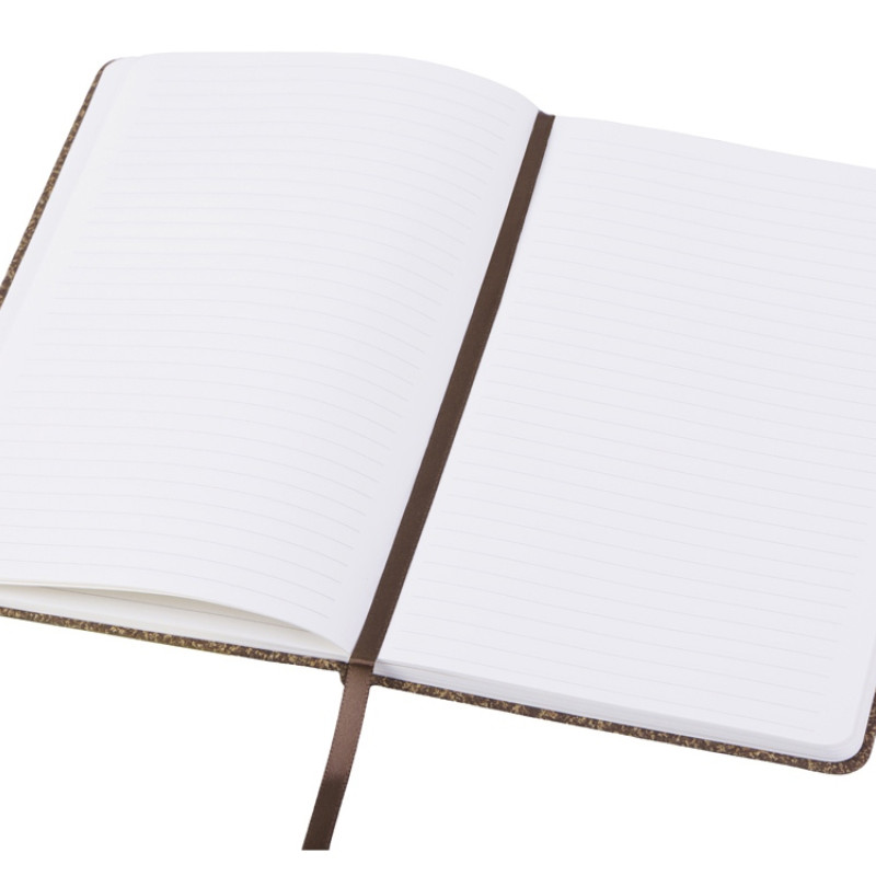 Блокнот из кофейных зерен А5 "Coffee notes", твердая обложка, 80 листов 70 гр/м2 белой бумаги, кофейный